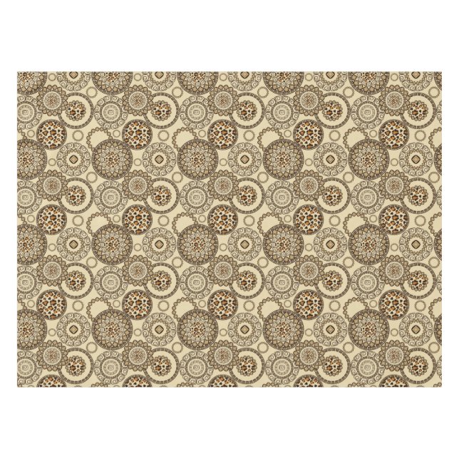 Afrikanisches Gepardhautmuster 3 Tischdecke (Vorderseite (Horizontal))