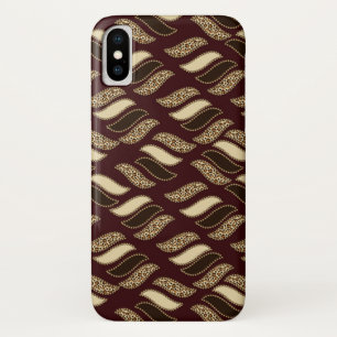 Afrikanisches Gepardhautmuster iPhone X Hülle