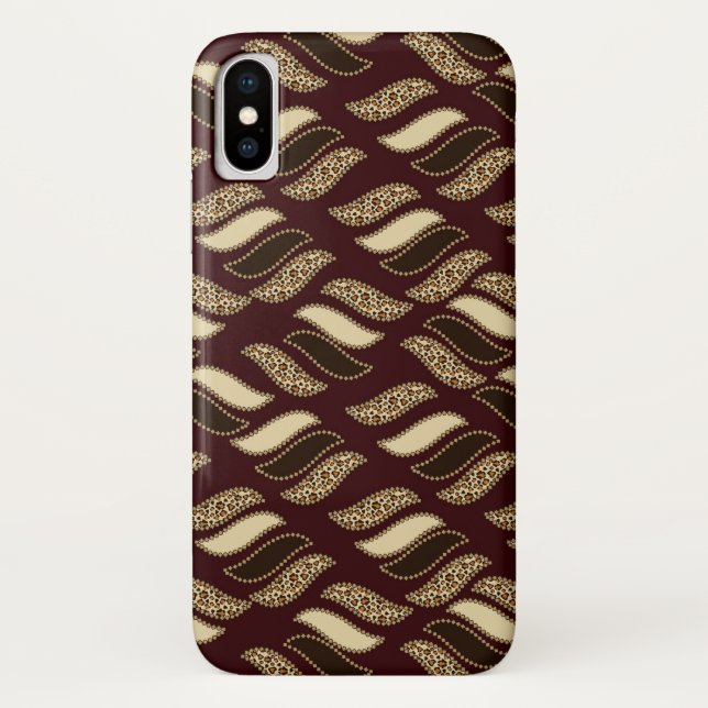Afrikanisches Gepardhautmuster Case-Mate iPhone Hülle (Rückseite)