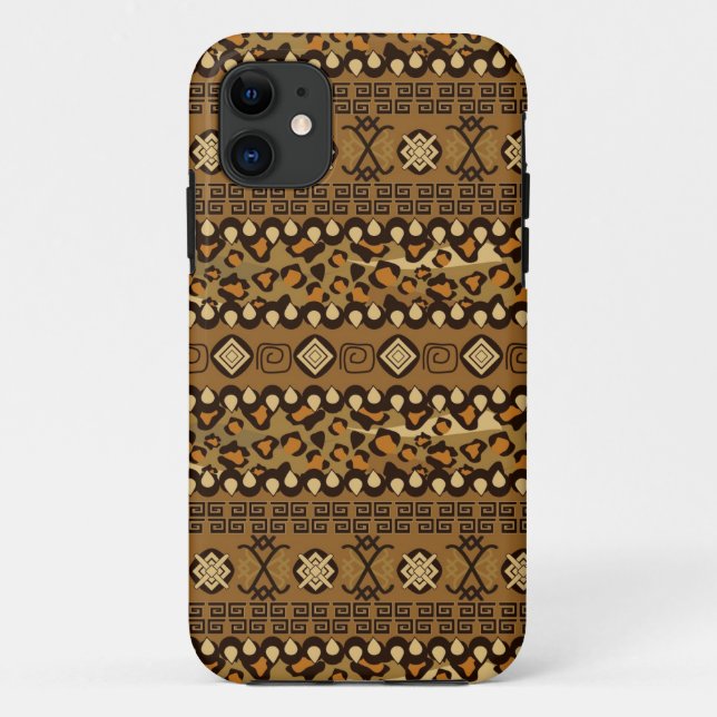 Afrikanisches Gepardhautmuster Case-Mate iPhone Hülle (Rückseite)