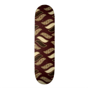 Afrikanisches Gepardhautmuster Skateboard