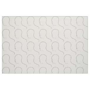 Afrikanisches Gesicht Stoff