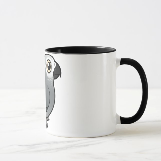 Afrikanisches Grau des Kongos Tasse (Rechts)