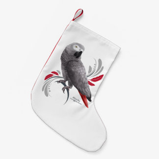 Afrikanisches Grau-Papagei Kleiner Weihnachtsstrumpf