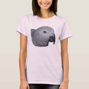 Afrikanisches Grau-Papageien-T - Shirt des Kongos
