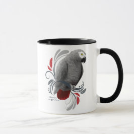 Afrikanisches Grau Tasse