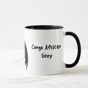 Afrikanisches Grau-Tasse des Kongos Tasse