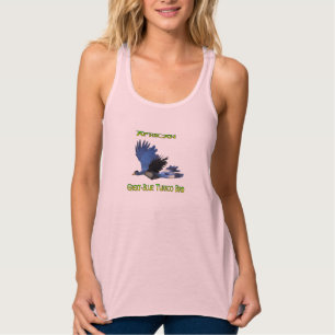Afrikanisches Großes Blaues Turako-Vogel Tank Top