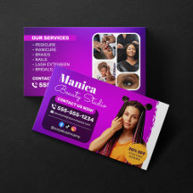 Afrikanisches Haar Braids Beauty Salon Nail Makeup