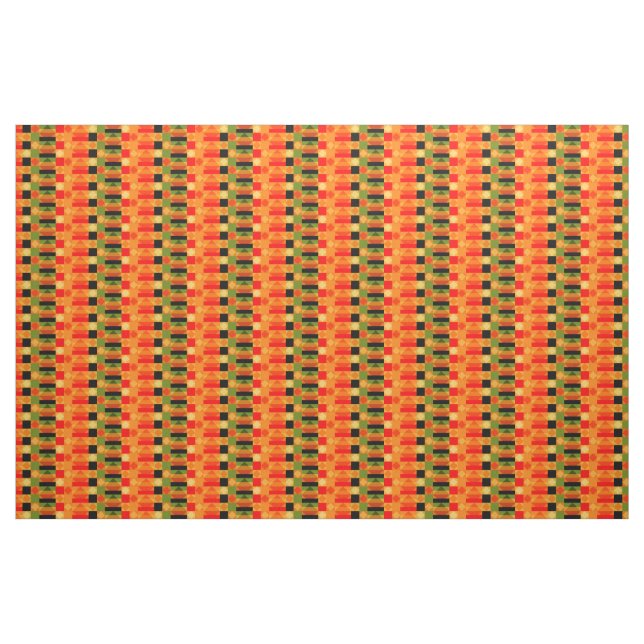 Afrikanisches Kente-Stoffmuster Stoff (Yard (91,4 cm))