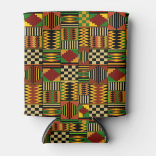 Afrikanisches königliches Kente-Stoffdesign Dosenkühler
