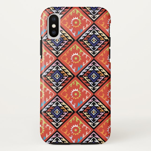 Afrikanisches Korbgeflecht-Muster Case-Mate iPhone Hülle (Rückseite)