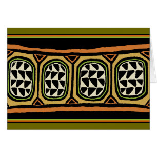 Afrikanisches Kuba-Textildesign