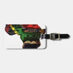 Afrikanisches Kulturerbe - Eine kulturelle Fusion Gepäckanhänger