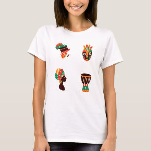Afrikanisches Kunst Frauen T-Shirt