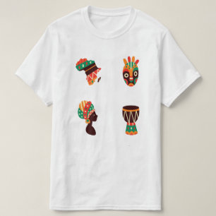 Afrikanisches Kunst Herren T-Shirt