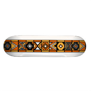 Afrikanisches Kunstmuster Skateboard