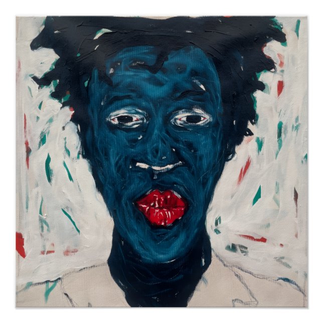 Afrikanisches Kunstposter Poster (Vorderseite)