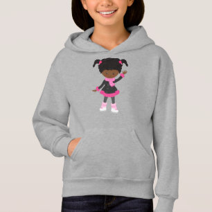 Afrikanisches Mädchen, Ice Skaten Girl, Niedlich G Hoodie
