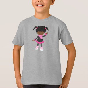 Afrikanisches Mädchen, Ice Skaten Girl, Niedlich G T-Shirt