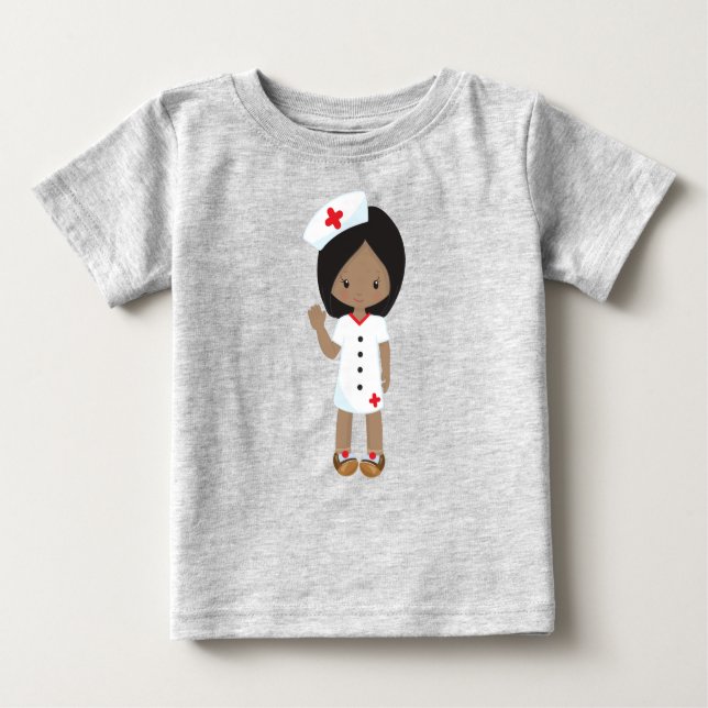 Afrikanisches Mädchen, Niedliches Mädchen, Kranken Baby T-shirt (Vorderseite)