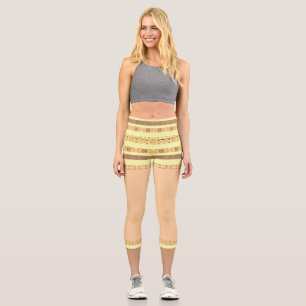 afrikanisches Motiv Capri Leggings