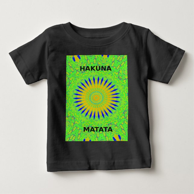 Afrikanisches Motiv-Design in der Printwerbung für Baby T-shirt (Vorderseite)