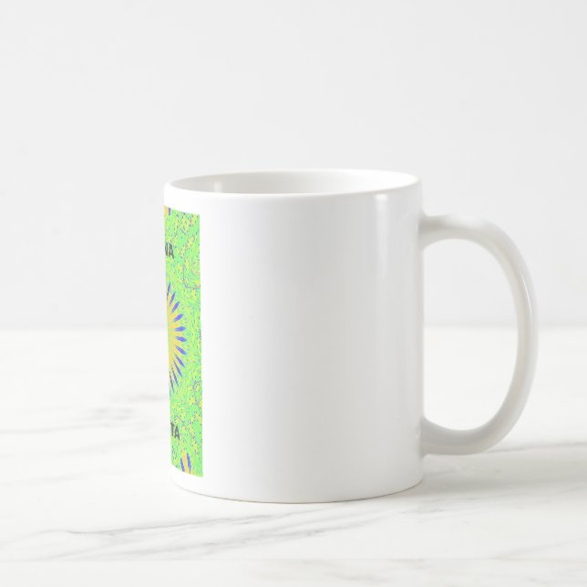 Afrikanisches Motiv-Design in der Printwerbung für Tasse (Rechts)