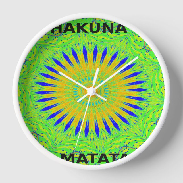 Afrikanisches Motiv-Design in der Printwerbung für Uhr (Vorderseite)