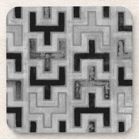 Afrikanisches Mudcloth Textil mit geometrischen Mu