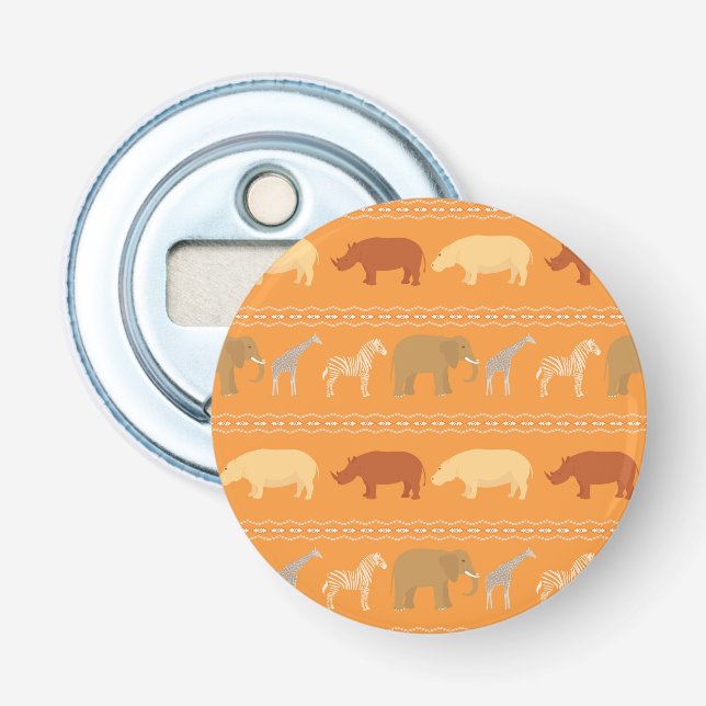 Afrikanisches Muster Flaschenöffner (Vorderseite)