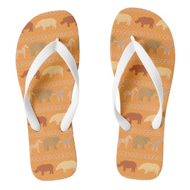 afrikanisches Muster Flip Flops (Fußbett)