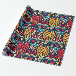 Afrikanisches Muster Geschenkpapier