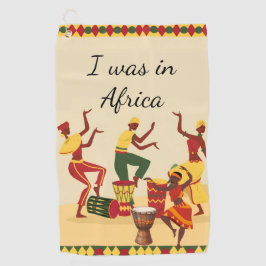 Afrikanisches Muster  Golfhandtuch