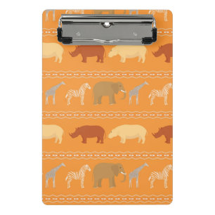 Afrikanisches Muster Mini Klemmbrett