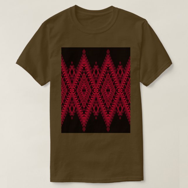 Afrikanisches Muster T-Shirt (Design vorne)