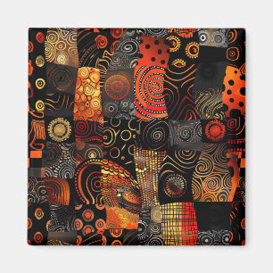 Afrikanisches Mustermagnet Magnet