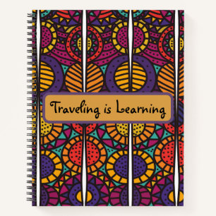 Afrikanisches Notebook, 8.5 x 11 Notizbuch