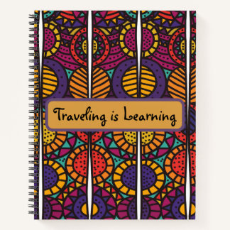 Afrikanisches Notebook, 8.5 x 11 Notizbuch