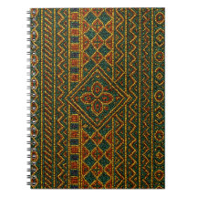 Afrikanisches Notizbuch Perlen-Kente