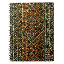 Afrikanisches Notizbuch Perlen-Kente Notizblock