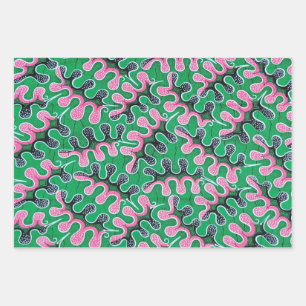 Afrikanisches Papier zum Umblättern