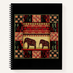 Afrikanisches Patchwork Notizbuch