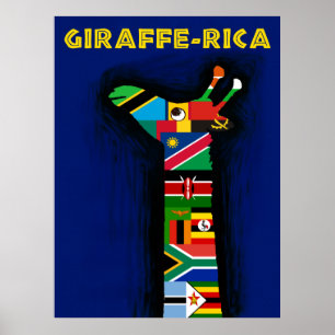 Afrikanisches Reiseplakat Poster