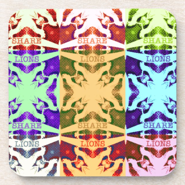 Afrikanisches Schachbrettmuster - Kunstkultur Getränkeuntersetzer (Vorderseite)