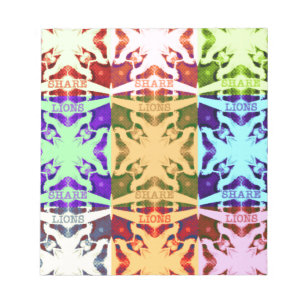 Afrikanisches Schachbrettmuster - Kunstkultur Notizblock