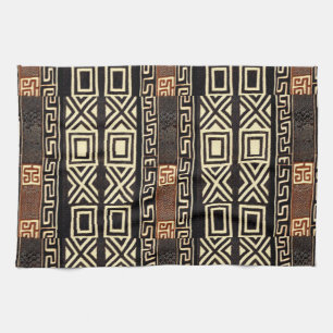 Afrikanisches Schmuckmuster Küchentuch