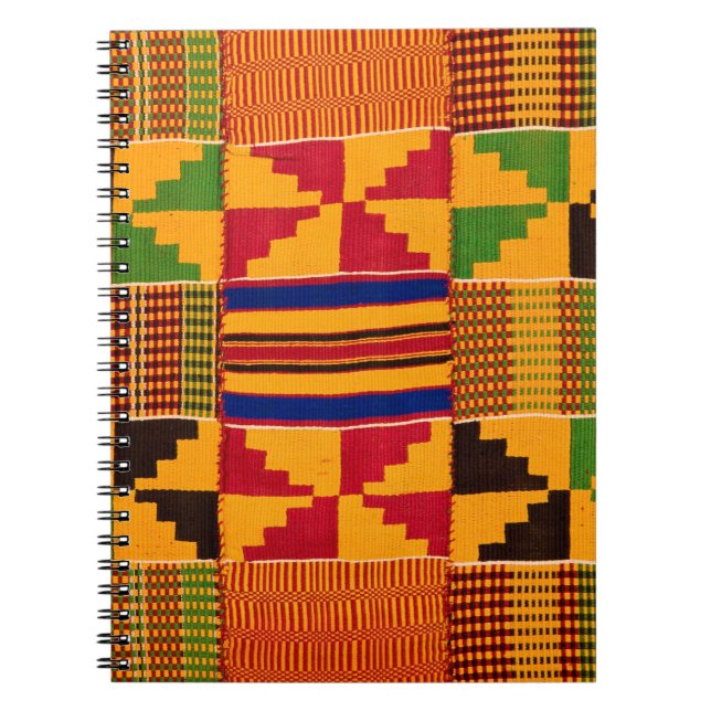 Afrikanisches SpiralNotebook Notizblock (Vorderseite)