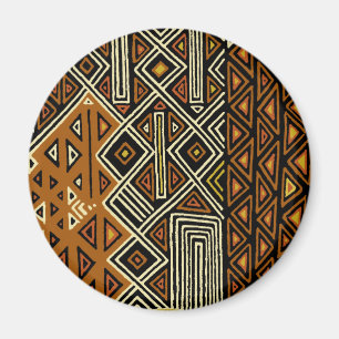 Afrikanisches Stammes-Kuba-Design Magnet