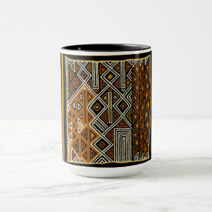 Afrikanisches Stammes-Kuba-Design Tasse